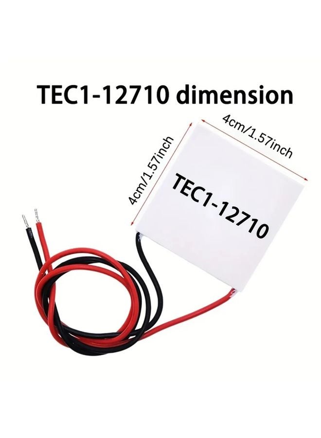 5 قطع TEC1 12710 12V 7.5A 40x40mm رقاقة تبريد وتجميد أشباه الموصلات - Image 2